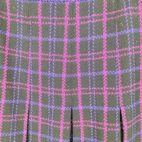 アクアスキュータム AQUASCUTUM イングランド製 チェック スカート レディース